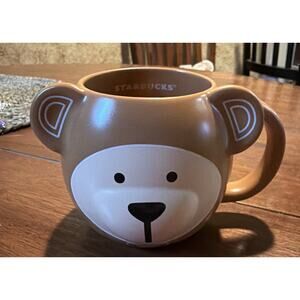 Starbucks 2025 Holiday Bearista Mug Cup Brown Bear 14oz New